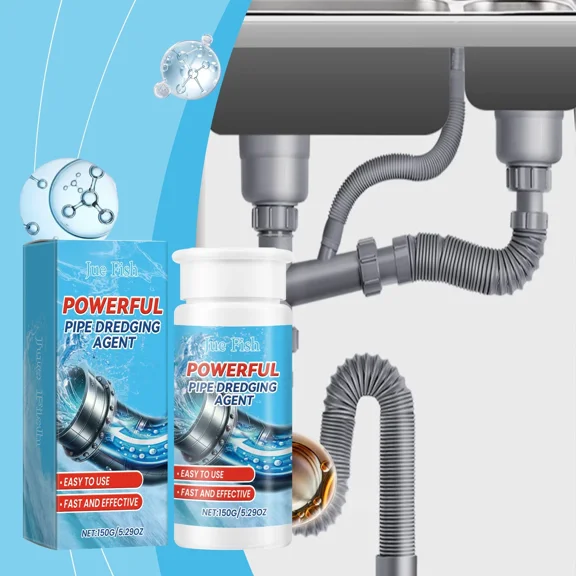 BEST- Powerful Drain Cleaner - Tough On Clogs, Safe For Pipes Drain Clog Remover