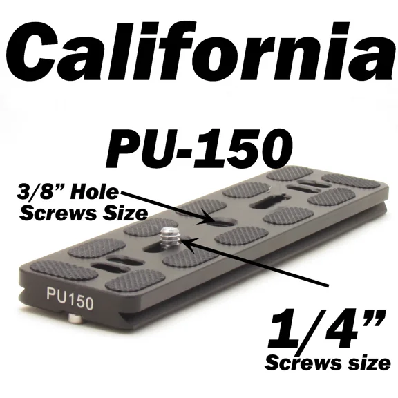 BEST- Pu-150 Quick Release Plate For Benro B0 B1 B2 J1 N1 Tripod Ball Head Arca Swiss
