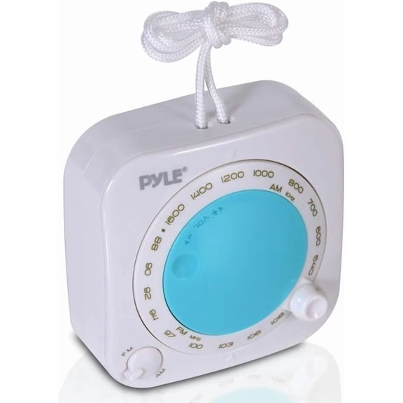 BEST- Pyle Shower Radio Speaker - Waterproof Rated Am/Fm Radio With Rotary Tuner
