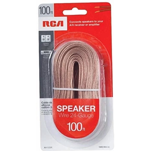 BEST- Rca Ah100R 100 Ft. 24-Gauge Speaker Wire