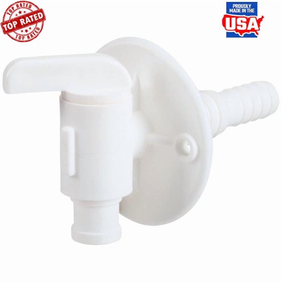 BEST- Replacement Drain Valve Rv Fresh Water Tank 1/2/3/4 Tubing Durable Easy Use