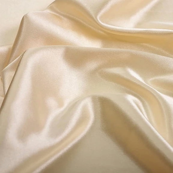 BEST- Satin Photography Background Silk, Glossy 3.32.5Ft/10075Cm, Beige