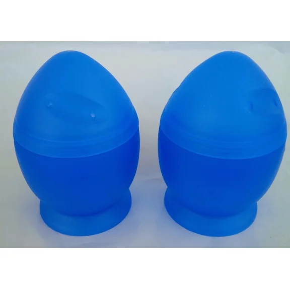 BEST- Set Of Two Microwave Egg Cooker Poacher Scramble Eggs Soft Medium Benedict