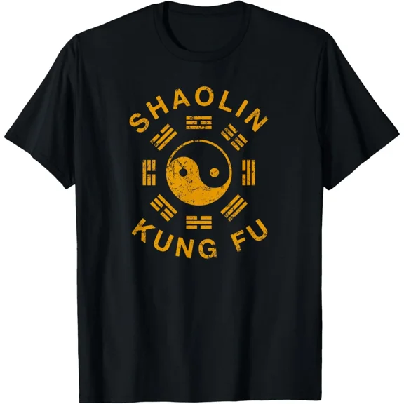 BEST! Shaolin Kung Fu Martial Arts Training Tee Size S-3XL