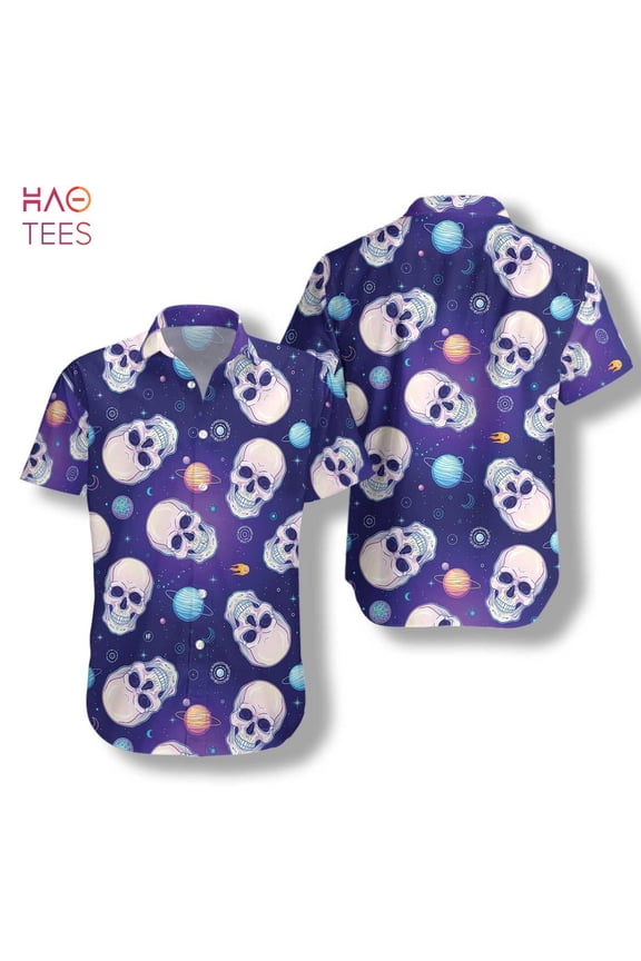 BEST Skull Planets Outta Space Hawaiian Shirt