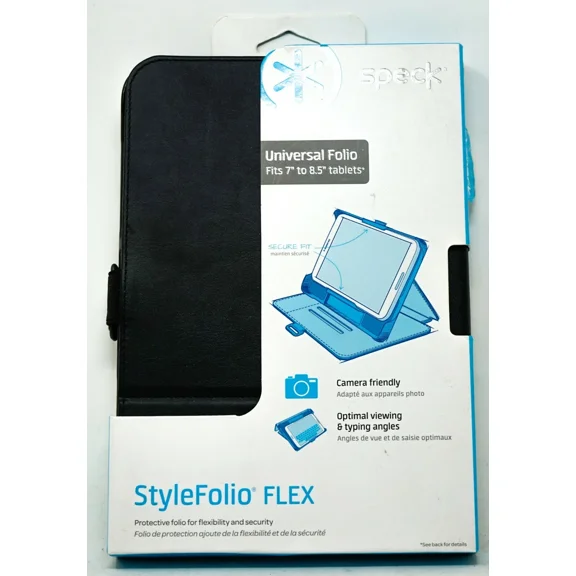 BEST- Speck Stylefolio [73250-B565] Flex Universal Case (7" To 8.5" Tablets) - Black