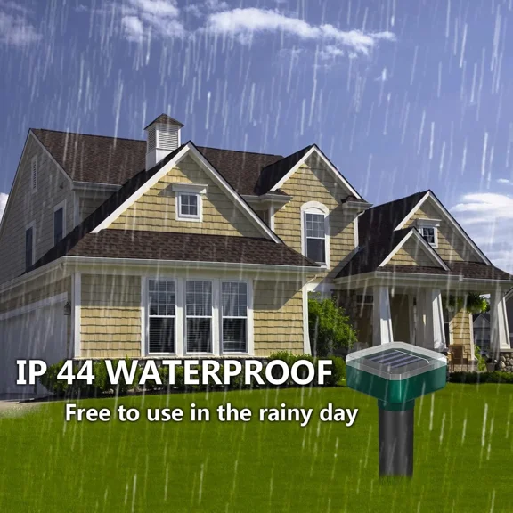 BEST- Square Solar Rodent Repellent 4Pk - Garden/Garage, Keep Mice Away