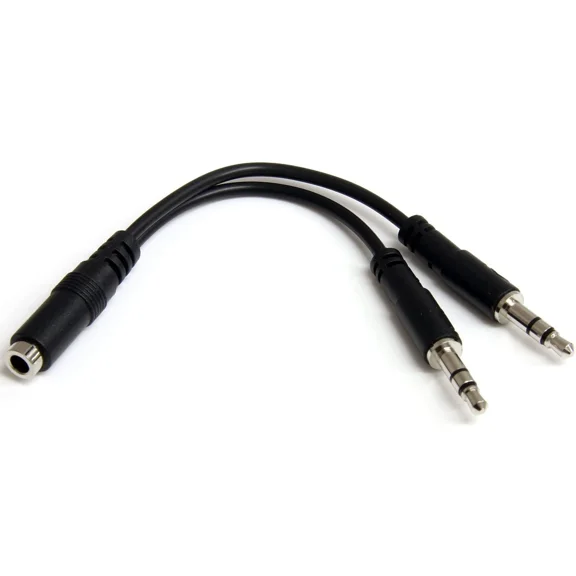 BEST- Startech.Com 3.5Mm 4 Position To 2X 3 Position 3.5Mm Headset Splitter Adapter -