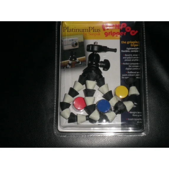 BEST- Sunpak Flexpod Gripper Tripod Great Size To Use On Vacations!