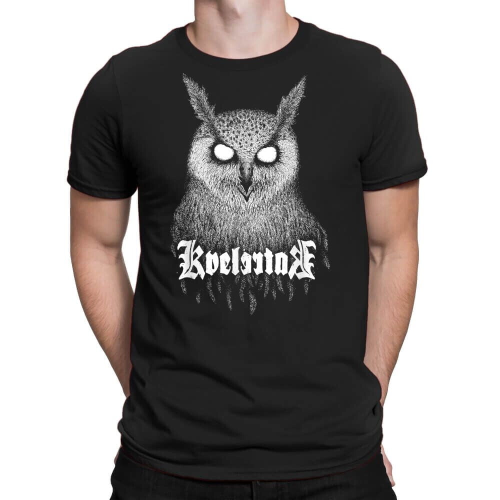 BEST TO BUY Dark Retro Kvelertak Owl Graphic Tees Gift S5XL T