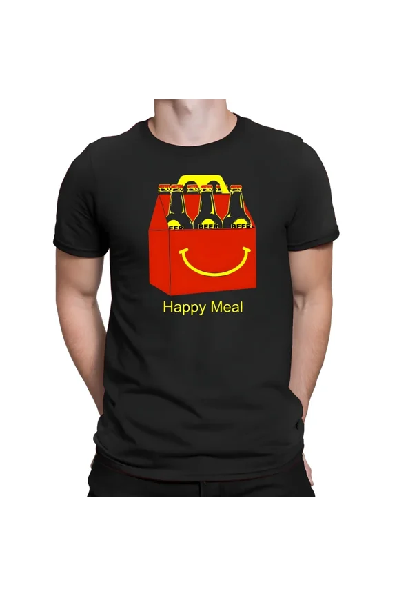 BEST TO BUY Funny Happy Meal Humor Drinking Drinker Premium Retro T-Shirt S-5XL