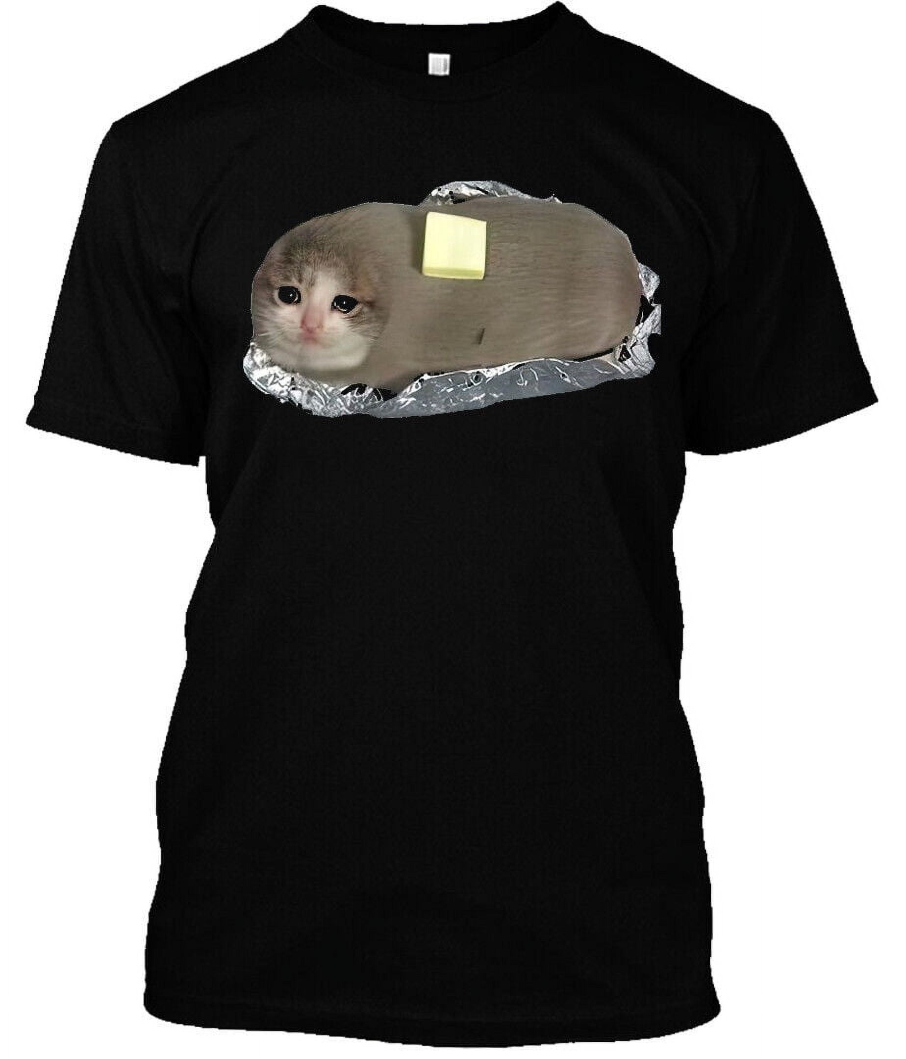BEST TO BUY Funny Sad Potato Crying Cat With Butter Dank Meme Funny