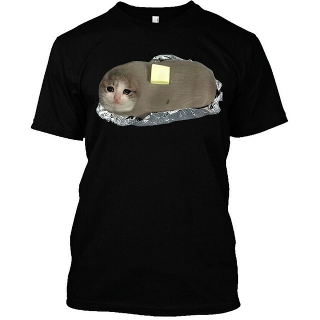BEST TO BUY Funny Sad Potato Crying Cat With Butter Dank Meme Funny