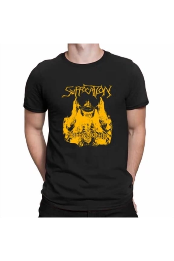 BEST TO BUY Yellow Dark Suffocation Music Made in USA Premium Gift T-Shirt S-5XL