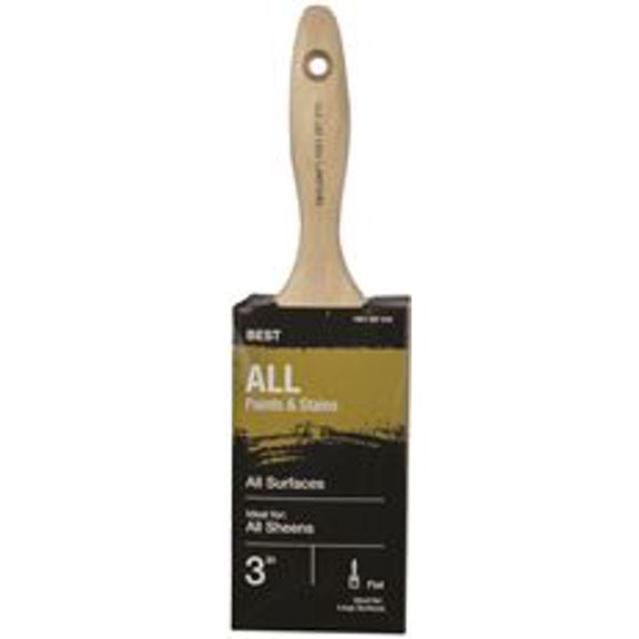 BEST TRYLON FLAT CUT BEAVER TAIL BRUSH, 3 IN.
