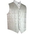 thumbnail image 1 of BEST TUXEDO Men's Formal, Prom, Wedding, Homecoming, Tuxedo Vest in Champagne Paisley - S, 1 of 4