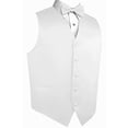 thumbnail image 1 of Men's Formal Tuxedo Vest, Bow-Tie & Hankie Set for Prom, Homecoming, Wedding, Cruise in White - XS, 1 of 4