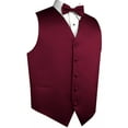 thumbnail image 1 of "BEST TUXEDO" Men's Formal, Wedding, Prom, Homecoming, Tuxedo Vest, Bow-tie - Burgundy, 1 of 3