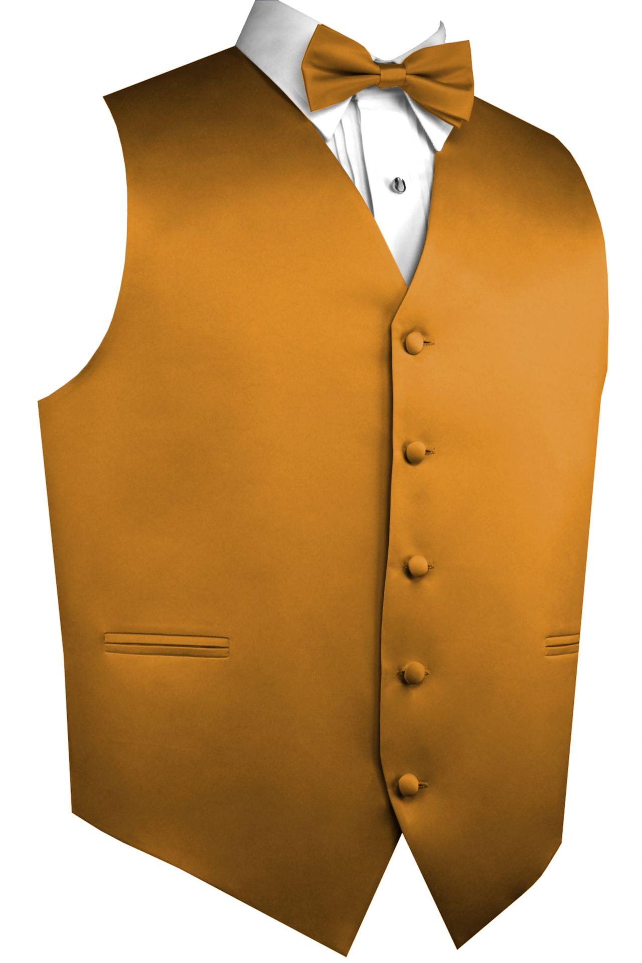 mustard yellow dress vest AGGI by HALEWSKI SYLVIA BUTTER YELLOW VEST