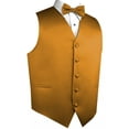 thumbnail image 1 of "BEST TUXEDO" Men's Formal, Wedding, Prom, Homecoming, Tuxedo Vest, Bow-tie - Mustard, 1 of 3