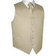 thumbnail image 1 of "BEST TUXEDO" Men's Formal, Wedding, Prom, Homecoming, Tuxedo Vest, Tie & Hankie Set in Champagne - XL, 1 of 3