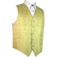 thumbnail image 1 of "BEST TUXEDO" Men's Formal, Wedding, Prom, Homecoming, Tuxedo Vest, in Gold Paisley, 1 of 3