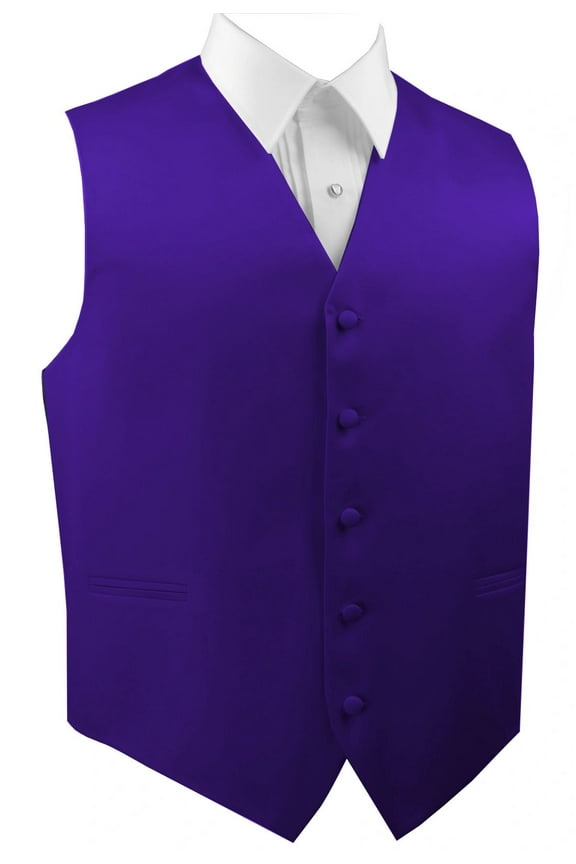 "BEST TUXEDO" Men's Formal, Wedding, Prom, Homecoming, Tuxedo Vest, in Purple