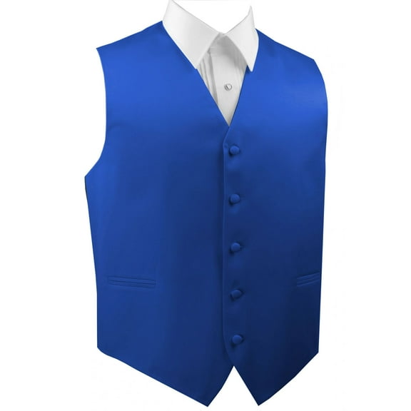 "BEST TUXEDO" Men's Formal, Wedding, Prom, Homecoming, Tuxedo Vest, in Royal Blue
