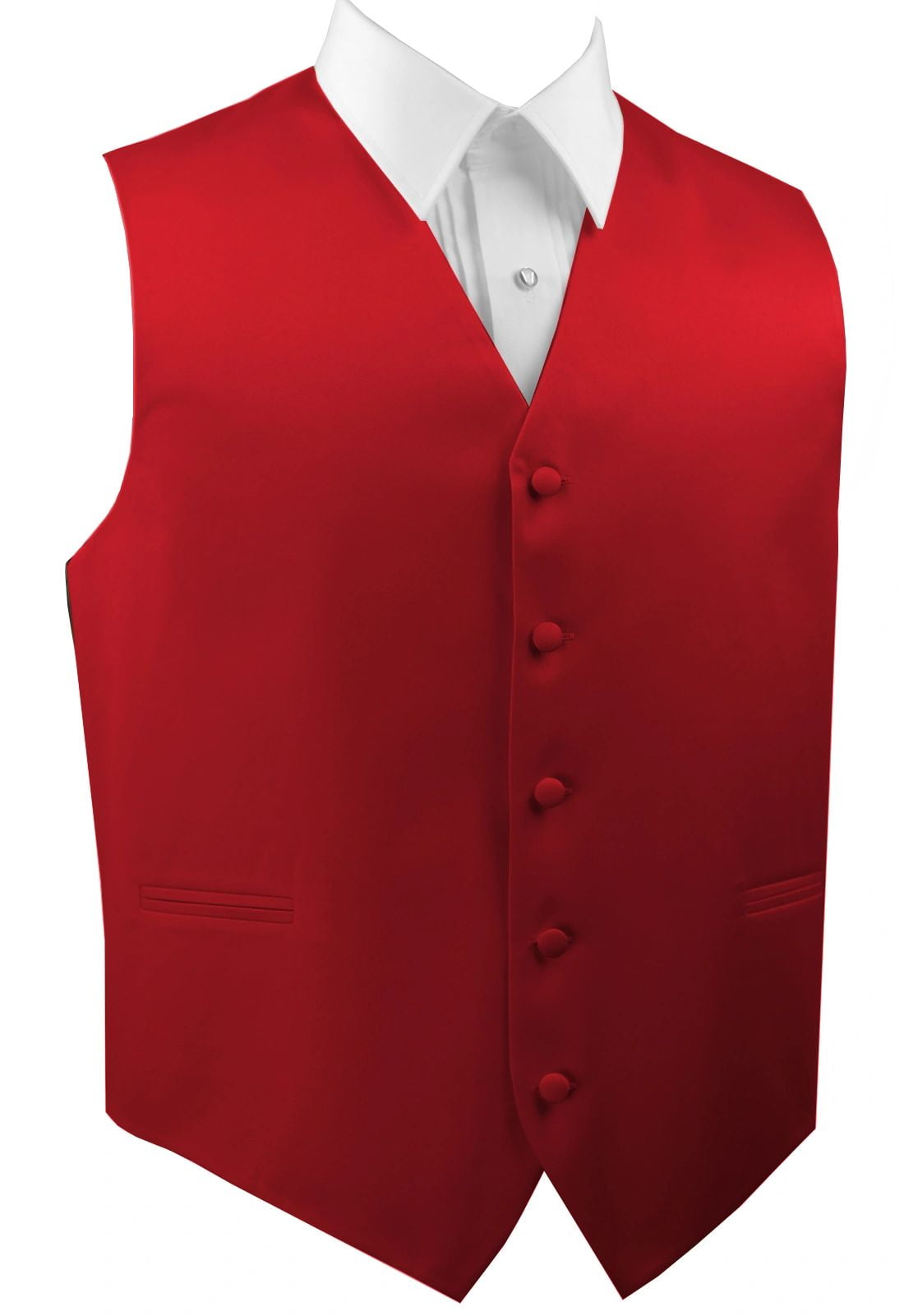 "BEST TUXEDO" Men's Formal, Wedding, Prom, Tuxedo Vest, in Scarlet