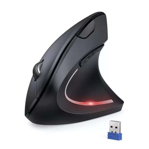 BEST- Tecknet Ergonomic Mouse 4800 Dpi Wireless Vertical Mouse With 5 Adjustable Dp...