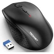 BEST- Tecknet Wireless Mouse 2.4G Usb | 6-Level 4800 Dpi | 30-Month Battery Life