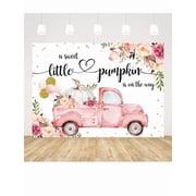 BEST- Ticuenicoa 7X5Ft A Little Sweet Pumpkin Is On The Way Photography Backdrop For B