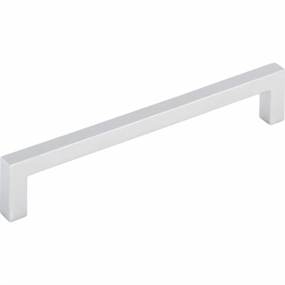 BEST- Top Knobs M1157 Square Bar Pull 6 5/16" (C-C) - Polished Chrome