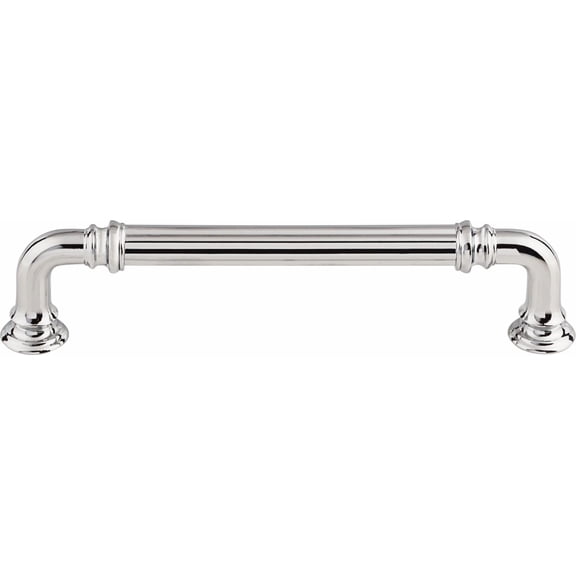 BEST- Top Knobs Tk323Pc Reeded 5" Center To Center Bar Pull Polished Chrome