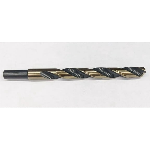 BEST- Triumph 31/64" Jobber Length Drill Cobalt Black & Gold 135 Split Point Usa