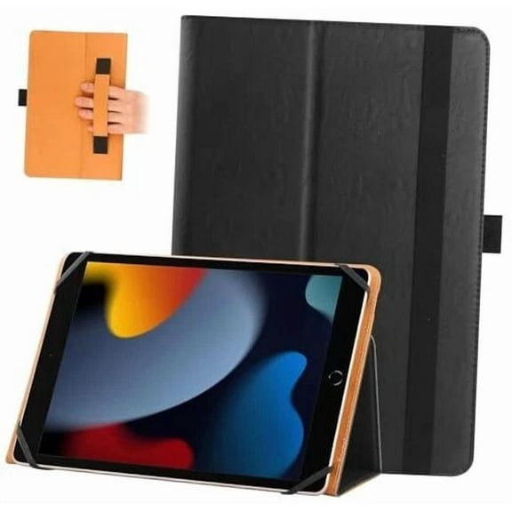 BEST- Universal Case For 9 Inch / 10 Inch Tablet, Stand Folio Protective Case Black