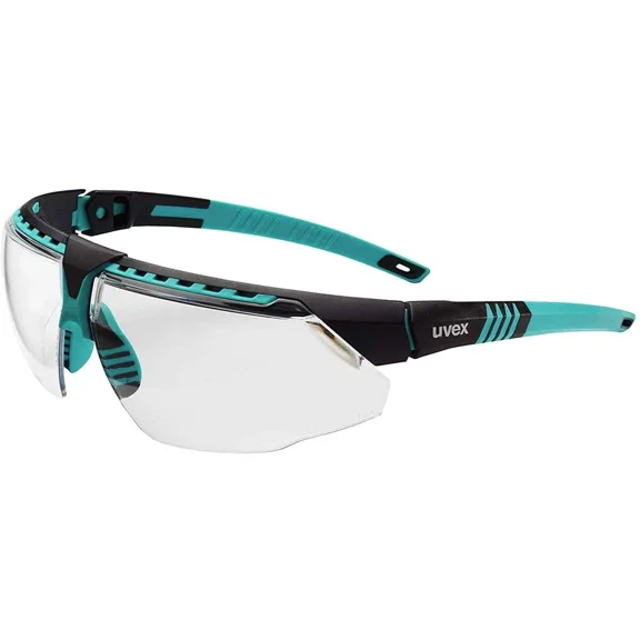 BEST- Uvex Avatar Safety Glasses S2880Hs Clear Lens With Teal Frame