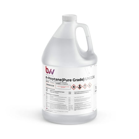 BVV Lab Grade N-Heptane - Ultra High Purity Solvent - 99.3%