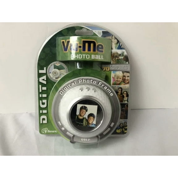 BEST- Vu-Me Photo Golf Ball Digital Photo Frame Store & Display 70 Photos Nip