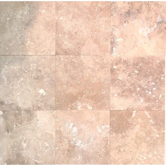 BEST- Walnut 4X4 Honed Filled Travertine Tile Backsplash Floor Wall (Sold Per Sf) Bath