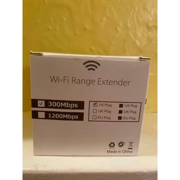 BEST- Wi-Fi Repeater Range Extender 300 Mbps Frequency Range 2.412-2.484 Ghz