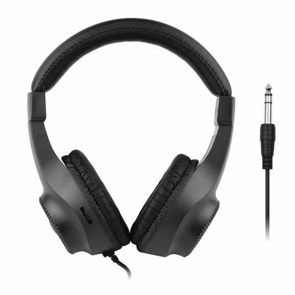 BEST- Wired Over Ear Headset Studio Monitoring & Recording Stereo Headphone Black Z3W2