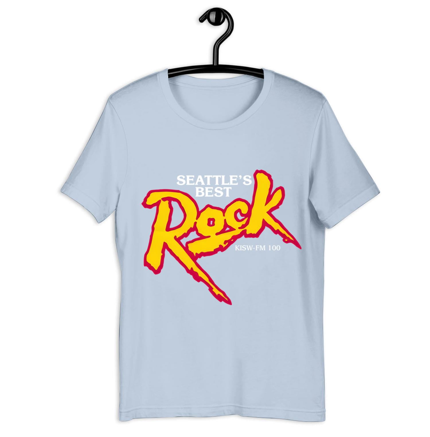 Bestbuy the rock 99 9 fm kisw seattle s best kisw fm 100 radio t shirt