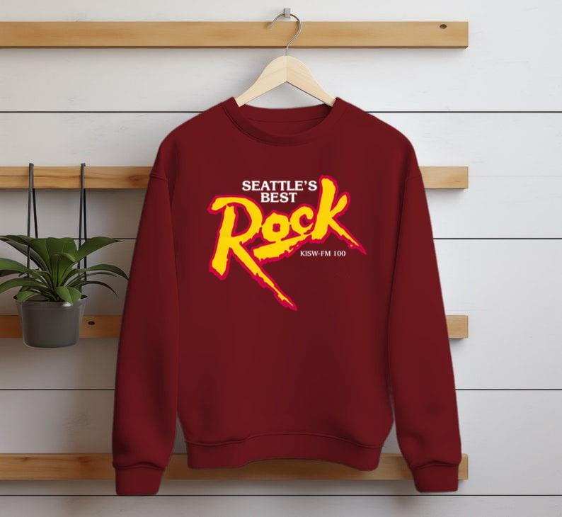 Bestbuy the rock 99 9 fm kisw seattle s best kisw fm 100 radio t shirt
