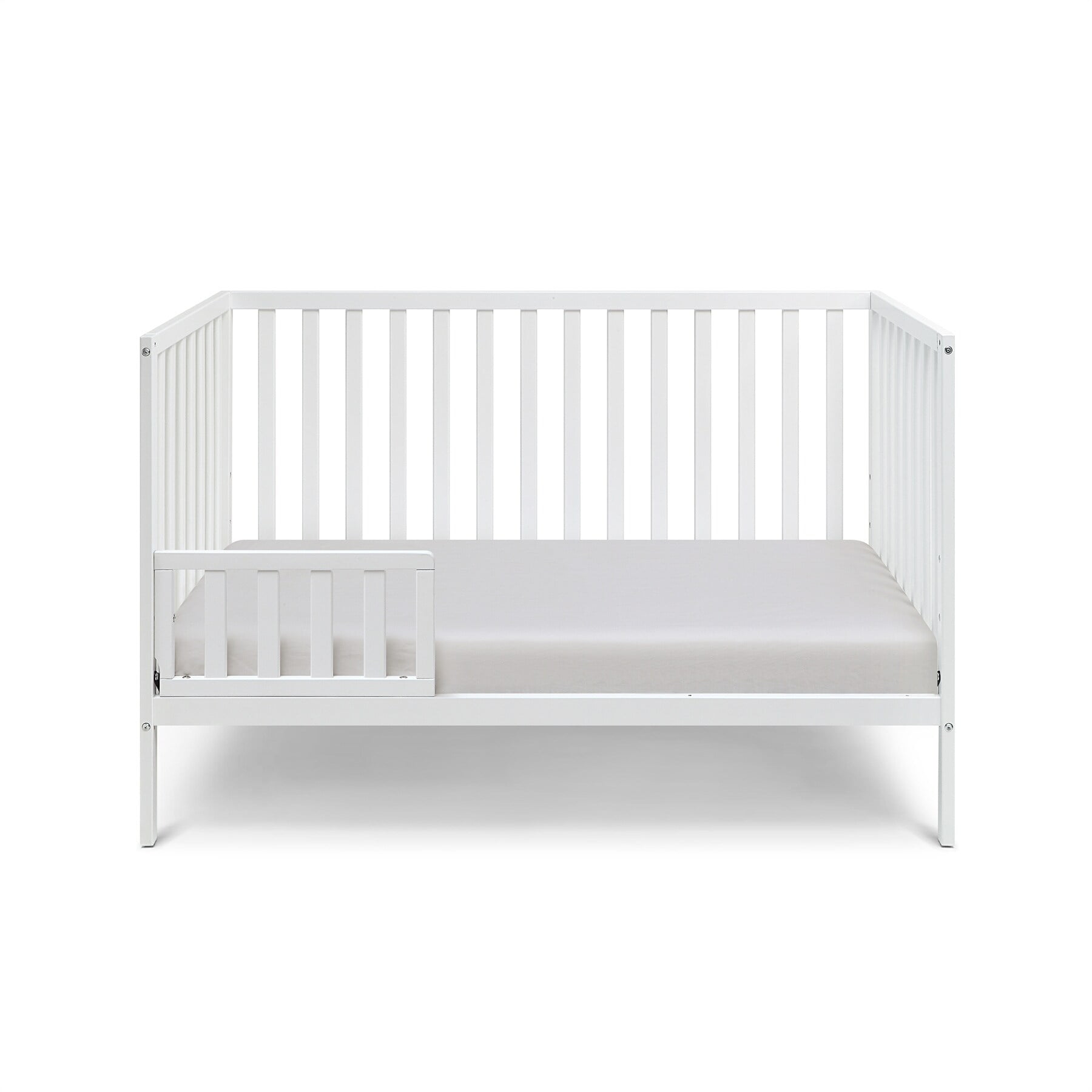 BESTCOSTY 3in1 Convertible Baby Crib White