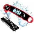 thumbnail image 1 of Scootworks Waterproof Meat Thermometer with Magnet, LED Display and Stainless Steel Probe, Instant Read Food Thermometer for Baking,Liquids,Candy, Safe Grill Thermometer for Kitchen,BBQ,Party, 1 of 8
