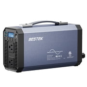 BESTEK 1000W Pure Sine Wave Power Inverter 12V to 110V Car Inverter with Dual 2.4A USB Ports and Cigarette Lighter Plug, DC to AC Converter for Car Truck RV Camping