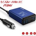 thumbnail image 1 of BESTEK 150W Power Inverter, DC 12V to 110V AC Car Converter Adapter with 4.2A Dual USB Charger, Thinner Design with ETL Listed,Blue, 1 of 9