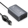 thumbnail image 1 of BESTEK 300W 4.2A Dual USB Power Inverter for Car DC 12V to 110V AC Car power Inverter Car Adapter,Gray, 1 of 8