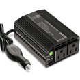 thumbnail image 1 of BESTEK 300W Power Inverter DC 12V to 110V AC Car Inverter with 4.2A Dual USB Car Adapter (Black), 1 of 9